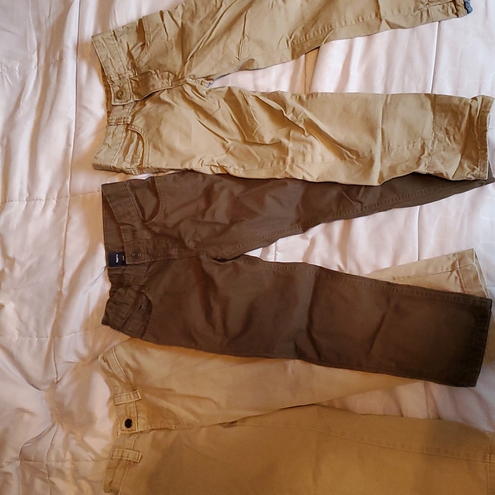 3 pairs boys Gap pants size 5